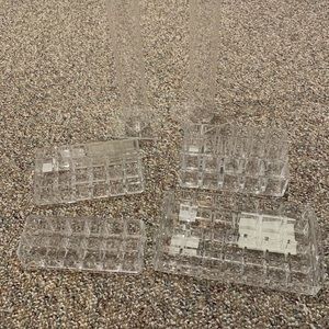 Acrylic lipsticks & bracelet holders